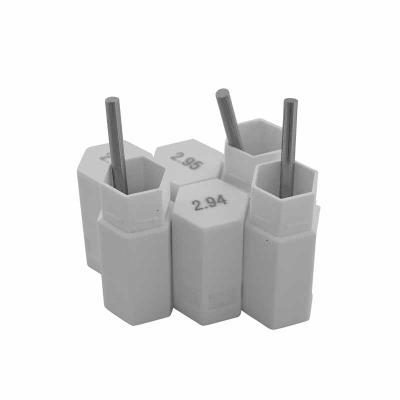 Prøvestiftsæt 7,00-8,00 mm med stigning 0,01 mm toleranceklasse 2 (±0,002 mm)